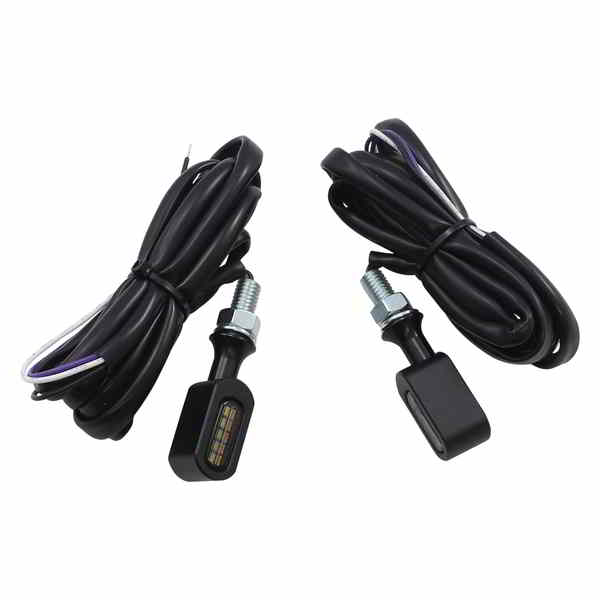 取寄せ マーカーライト - スモーク/アンバー - マットブラック ドラッグスペシャリティーズ Marker Light - Smoke/Amber - Matte Black 2040-2777 20402777