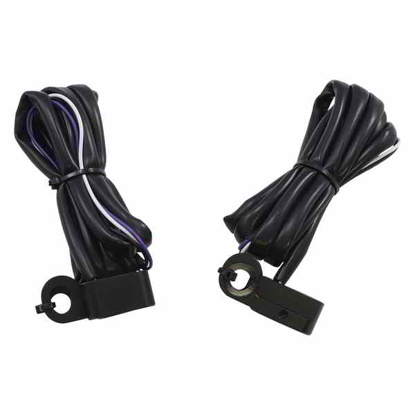 取寄せ マーカーライト - ホワイト/アンバー - ブラック ドラッグスペシャリティーズ Marker Lights - White/Amber - Black 2040-2781 20402781