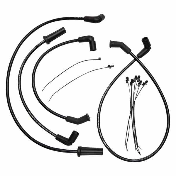 取寄せ スパークプラグワイヤー - 18-23 ソフテイル ドラッグスペシャリティーズ Spark Plug Wires - '18-'23 Softail 21040408