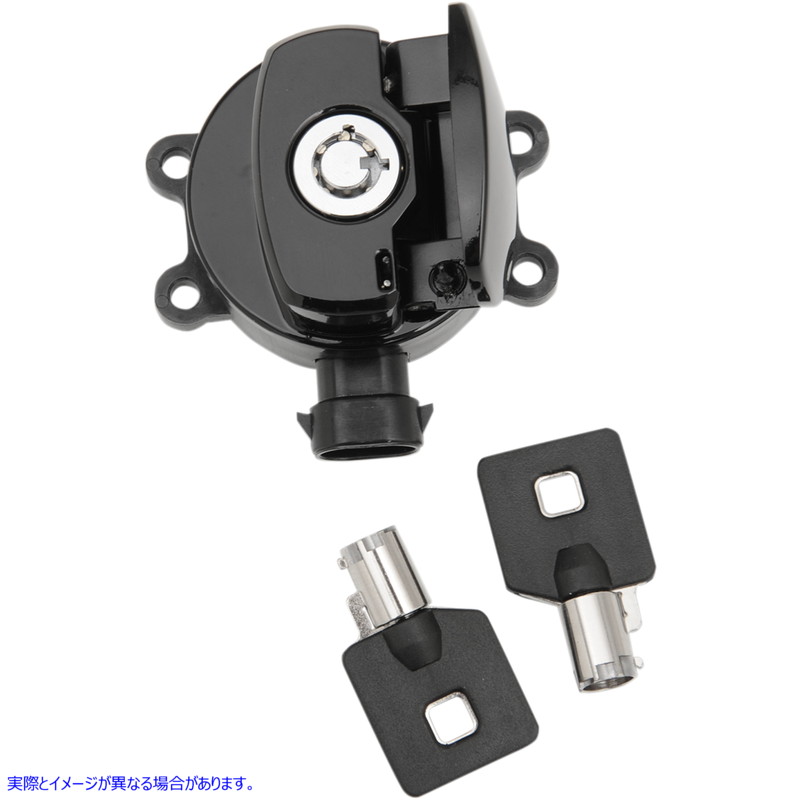 取寄せ サイドヒンジイグニッションスイッチ - グロスブラック ドラッグスペシャリティーズ Side Hinge Ignition Switch - Gloss Black 2106-0251 21060251