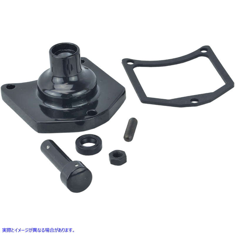 取寄せ ソレノイドエンドカバー - スターターボタン - グロスブラック ドラッグスペシャリティーズ Solenoid End Cover - Starter Button - Gloss Black 2110-0996 21100996