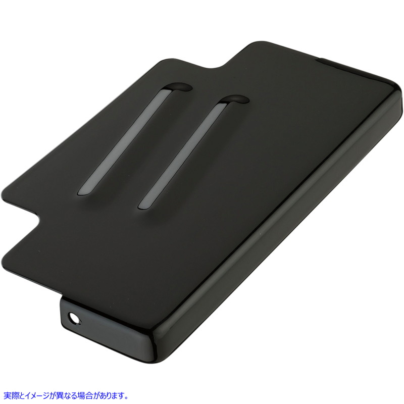 取寄せ グロスブラックバッテリートップカバー ドラッグスペシャリティーズ Battery Top Cover - Black - '91-'96 FXD 2113-0497 21130497