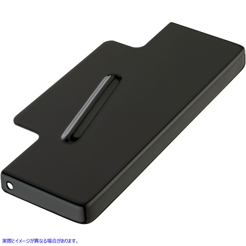 取寄せ グロスブラックバッテリートップカバー ドラッグスペシャリティーズ Battery Top Cover - Black - '97-'05 FXD 2113-0499 21130499