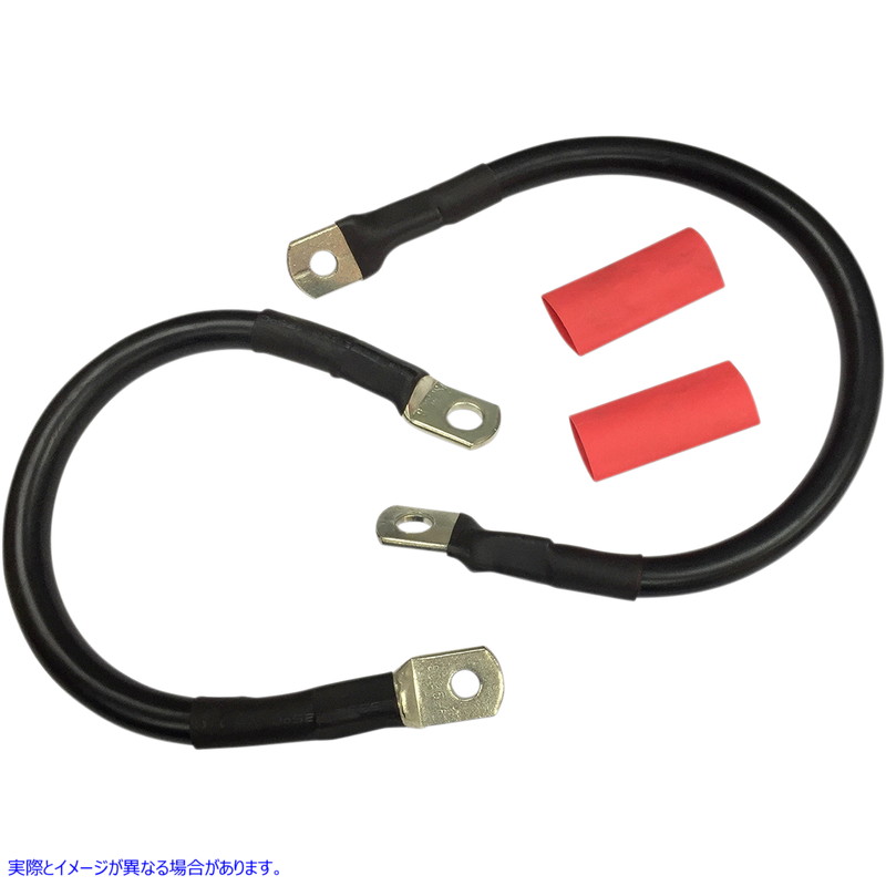 取寄せ バッテリーケーブルセット ドラッグスペシャリティーズ Black Battery Cable Set - '89-'08 ST 2113-0662 21130662