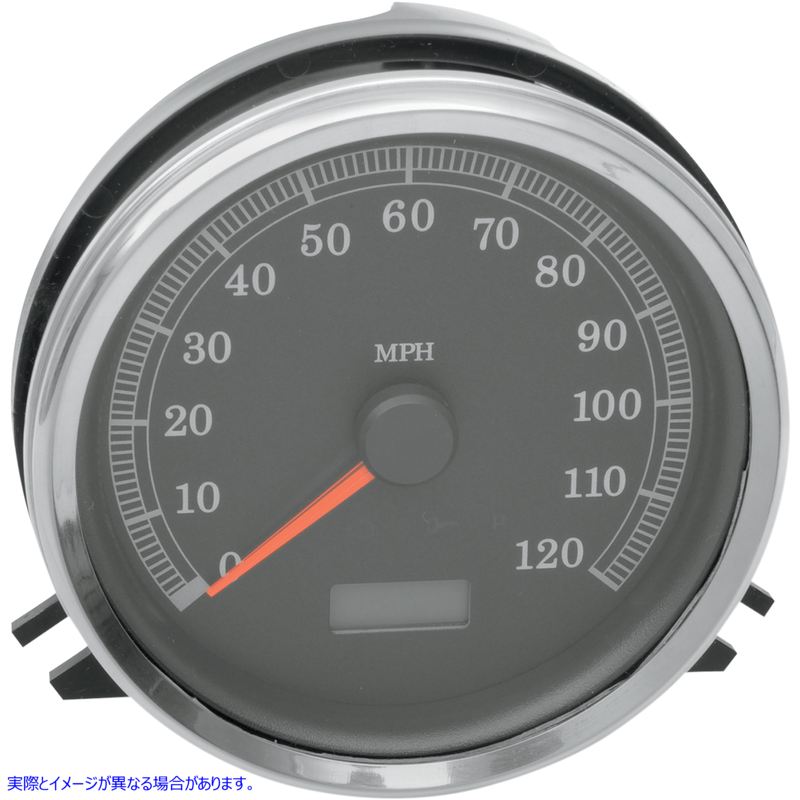 取寄せ 電子式MPHスピードメーター - ブラックフェイス ドラッグスペシャリティーズ Electronic MPH Speedometer - Black Face 2210-0104 22100104