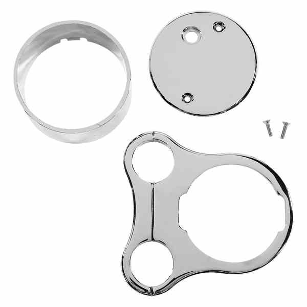 取寄せ 1.5インチTバーゲージマウント - クローム - OEMゲージ用 ドラッグスペシャリティーズ 1.5 T-Bar Gauge Mount - Chrome - For OEM Gauge 2210-0561 22100561