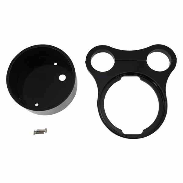 取寄せ 1.5インチTバーゲージマウント - フラットブラック - OEMゲージ用 ドラッグスペシャリティーズ 1.5 T-Bar Gauge Mount - Flat Black - For OEM Gauge 2210-0563 22100563