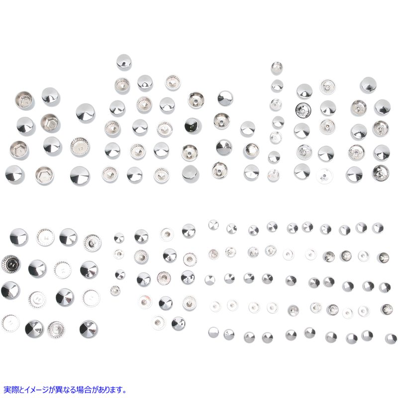 取寄せ カバーボルト - クローム ドラッグスペシャリティーズ Cover Bolt - Chrome 2401-0695 24010695