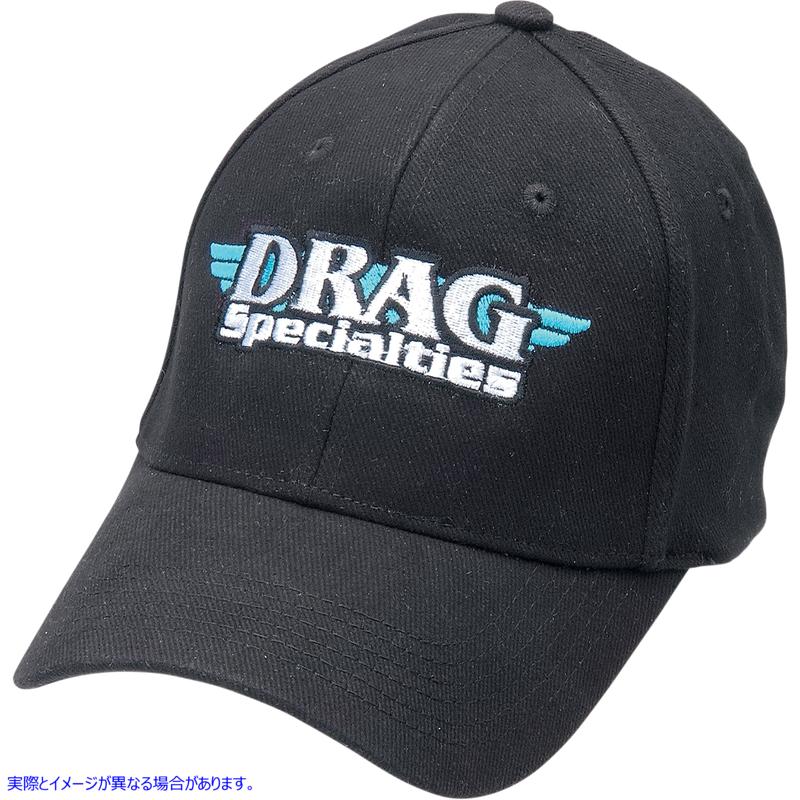 取寄せ スナップバックの帽子 ドラッグスペシャリティーズ Drag Specialties Snapback Hat - Black 2501-2629 25012629