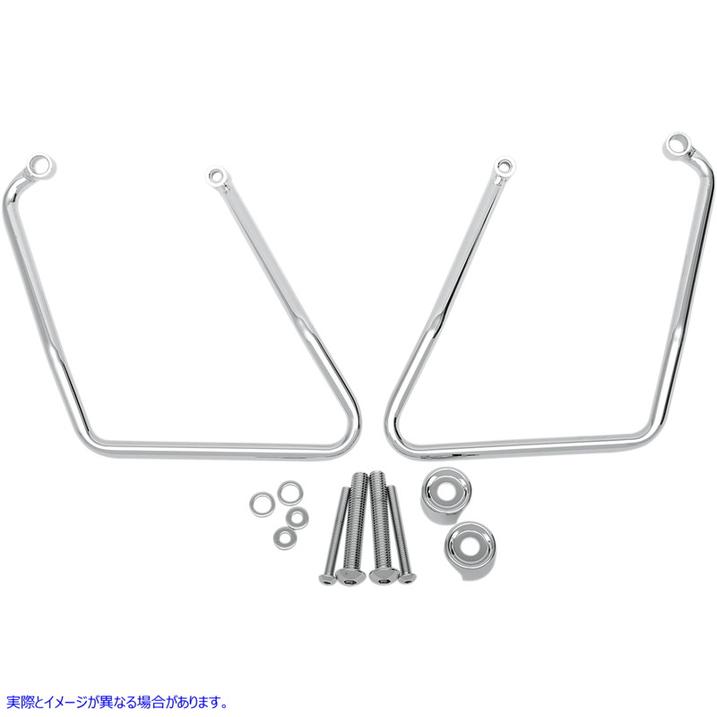 取寄せ サドルバッグサポート - クローム - XL 04-22 ドラッグスペシャリティーズ Saddlebag Support - Chrome - XL '04-'22 3501-0159 35010159