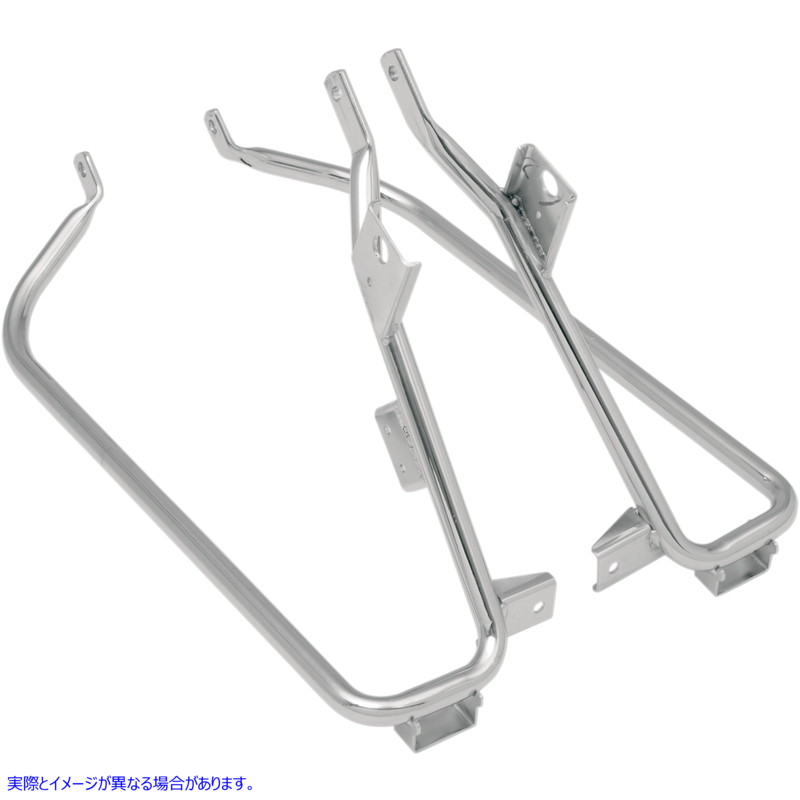 取寄せ サドルバッグはブラケットをサポートします ドラッグスペシャリティーズ Saddlebag Support Brackets - Chrome - FL '09-'13 3501-0612 35010612