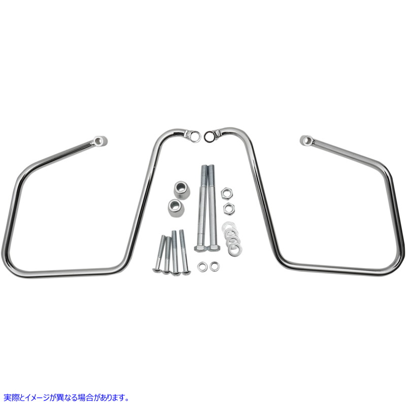 取寄せ サドルバッグサポート - クローム - FXD 08-17 ドラッグスペシャリティーズ Saddlebag Support - Chrome - FXD '08-'17 3501-0964 35010964
