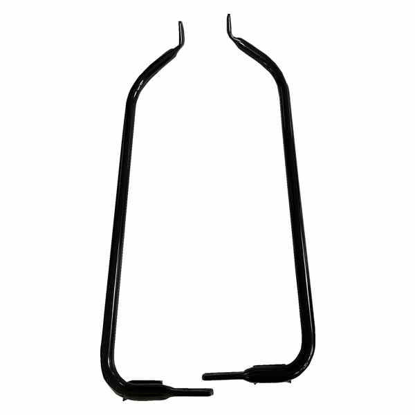 取寄せ サドルバッグサポートブラケット - ブラック - FL 04-08 ドラッグスペシャリティーズ Saddlebag Support Brackets - Black - FL '04-'08 35011974