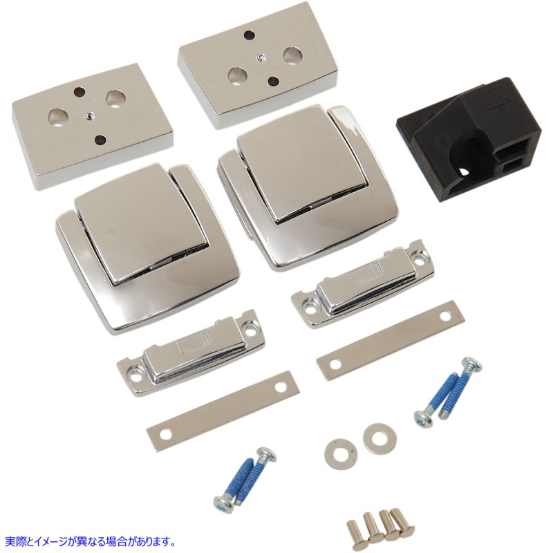 取寄せ Tour-Pak?ハードウェアラッチキット ドラッグスペシャリティーズ Tour-Pak? Hardware Latch Kit - FL '87-'13 3516-0192 35160192