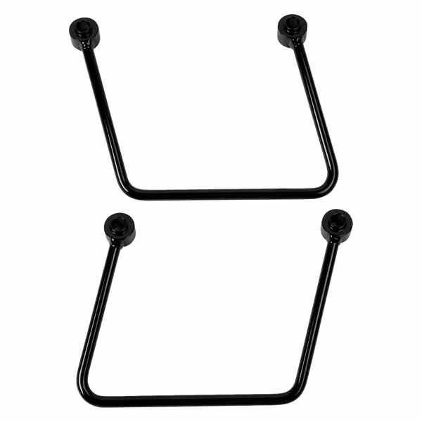 取寄せ サドルバッグサポートキット - ブラック - FL/FX 18-23 ドラッグスペシャリティーズ Saddlebag Support Kit - Black - FL/FX '18-'23 3521-0130 35210130