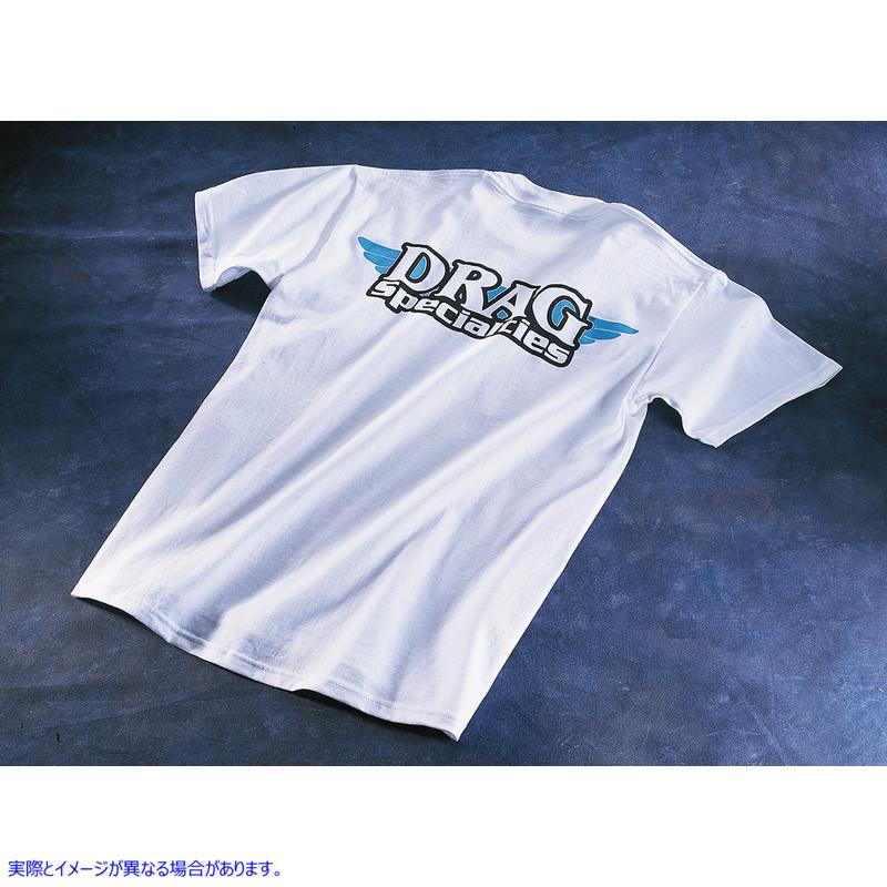 取寄せ ドラッグスペシャリティTシャツ ドラッグスペシャリティーズ Drag Specialties T-Shirt - White - Medium DS-111830 DS111830