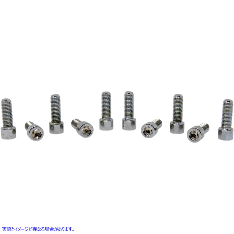 取寄せ ファインスレッドボルト ドラッグスペシャリティーズ Bolts - Socket-Head/Replacement - Smooth/Fine Thread - 5/16-24 x 7/8 - 10 Pack DS-190570S DS190570S