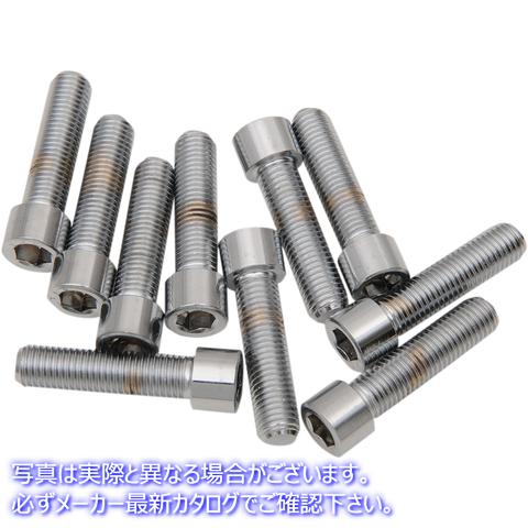 取寄せ ファインスレッドボルト ドラッグスペシャリティーズ Bolts - Socket-Head/Replacement - Smooth/Fine Thread - 5/16-24 x 1 - 10 Pack DS-190571S DS190571S