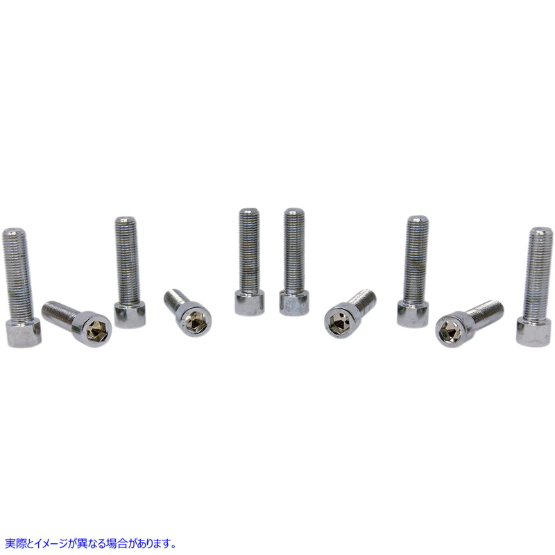 取寄せ ファインスレッドボルト ドラッグスペシャリティーズ Bolts - Socket-Head/Replacement - Smooth/Fine Thread - 3/8-24 x 1-1/2 - 10 Pack DS-190580S DS190580S