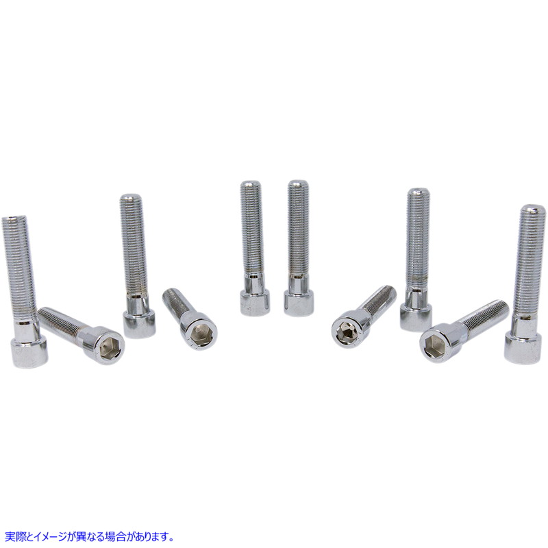 取寄せ ファインスレッドボルト ドラッグスペシャリティーズ Bolts - Socket-Head/Replacement - Smooth/Fine Thread - 3/8-24 x 2 - 10 Pack DS-190582S DS190582S