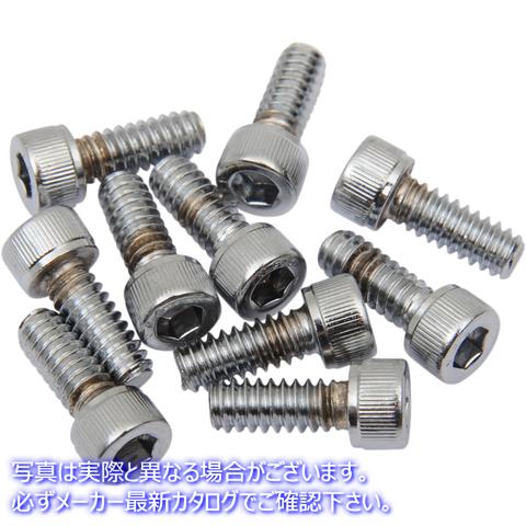 取寄せ ＃8＆＃10細かく粗いボルトの品揃え ドラッグスペシャリティーズ Bolts - Socket-Head - Knurled - 10-24 x 3/8 DS-190586 DS190586