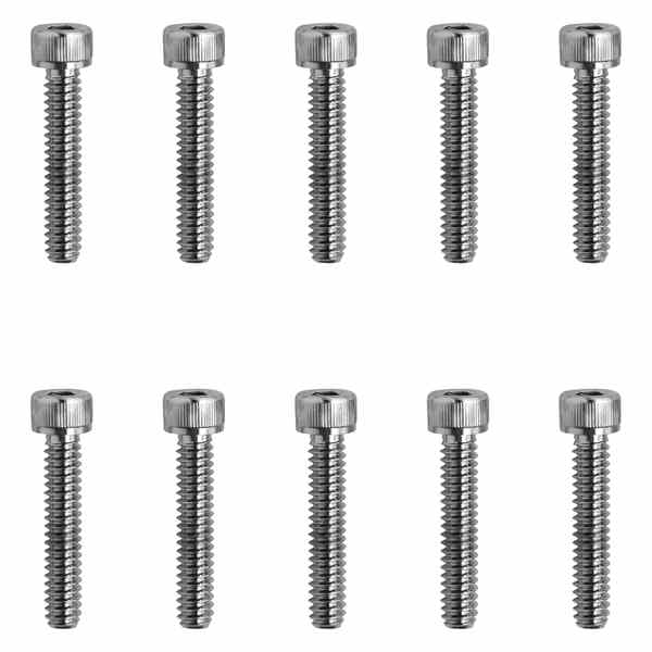 取寄せ ボルト - ソケットヘッド - 交換用 - ローレット/並目ねじ - #10-24 x 1インチ - 10個パック ドラッグスペシャリティーズ Bolts - Socket-Head - Replacement - Knurled/Coarse Thread - #10-24 x 1 - 10 Pa DS-190590 DS190590