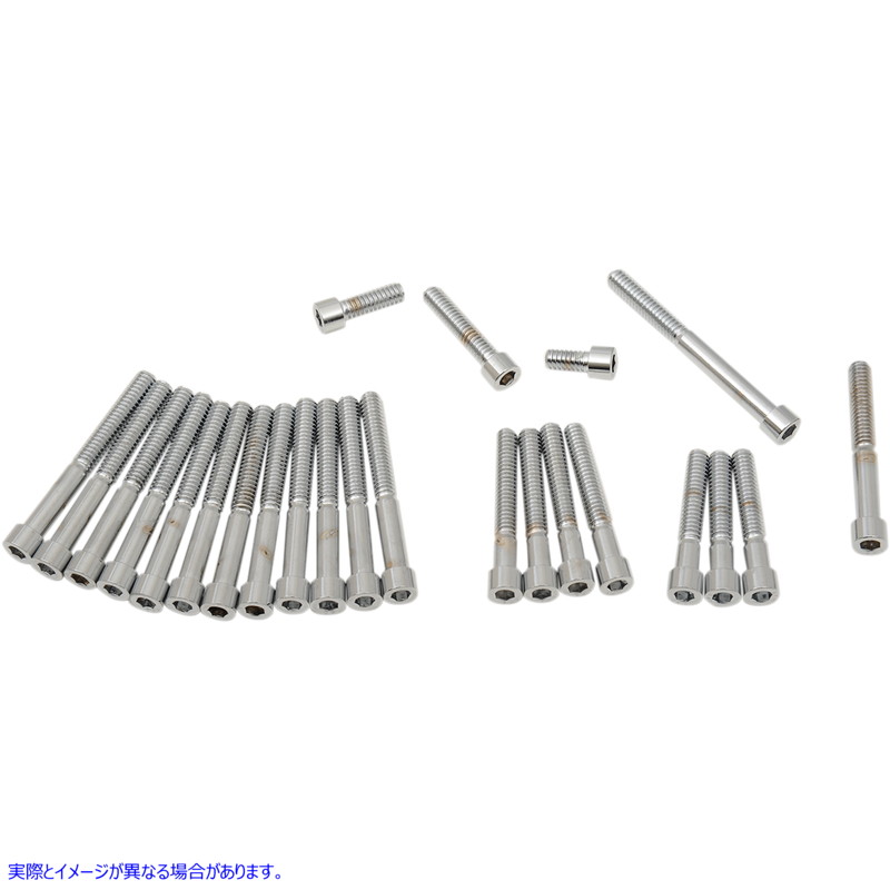 取寄せ カバーボルトセット ドラッグスペシャリティーズ Cover Bolts - Socket - Camshaft/Primary - Smooth - XL DS-190750S DS190750S