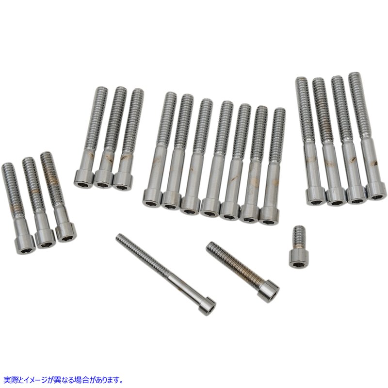取寄せ カバーボルトセット ドラッグスペシャリティーズ Cover Bolts - Socket - Camshaft/Primary - Smooth - XL DS-190751S DS190751S