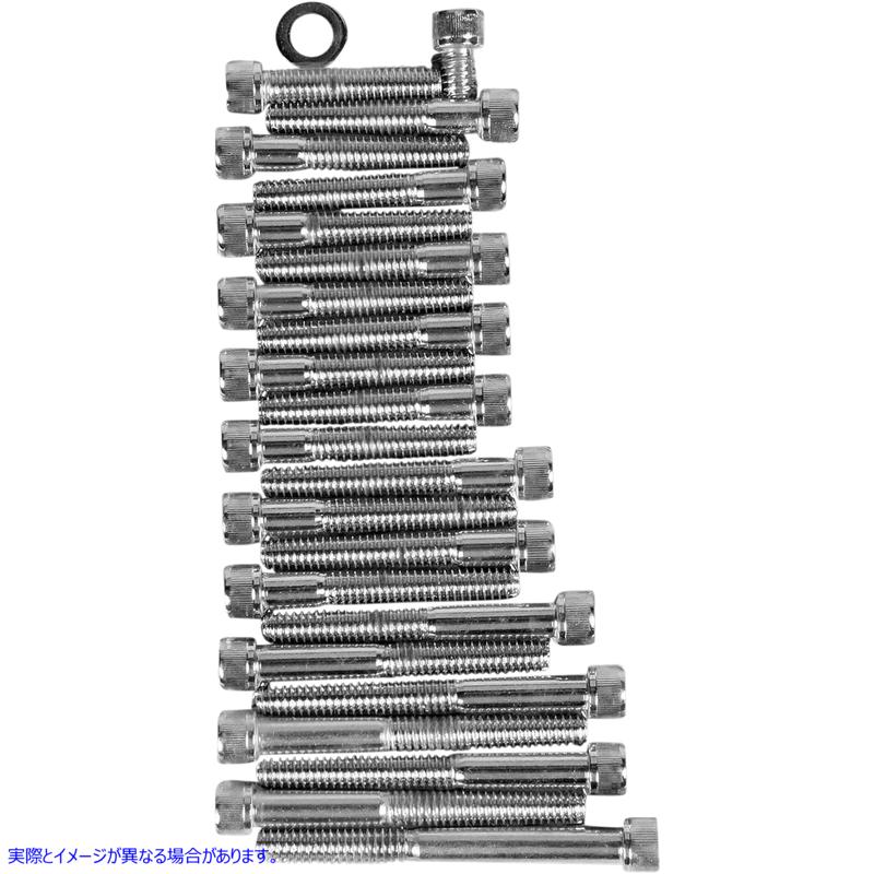 取寄せ ボルトセット ドラッグスペシャリティーズ Bolt Kit - Side Cover - Socket-Head - XL DS-190798 DS190798