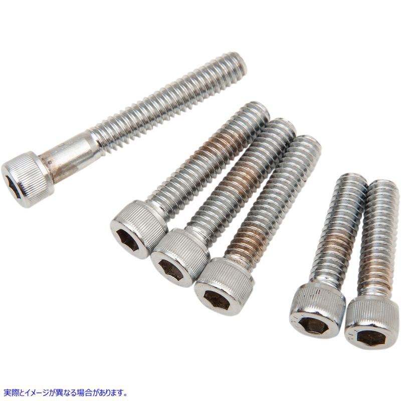 取寄せ カバーボルトセット ドラッグスペシャリティーズ Cover Bolts - Socket-Head - Camshaft - Big Twin DS-190865 DS190865