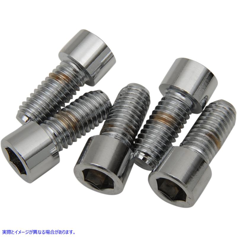 取寄せ 交換ソケットヘッドボルト ドラッグスペシャリティーズ Bolts - Socket-Head/Replacement - Smooth/Coarse Thread - 7/16-14 x 1 - 5 Pack DS192301 DS192301