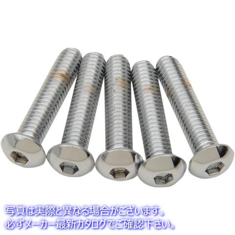 取寄せ 交換ボタンヘッドボルト ドラッグスペシャリティーズ Bolts - Button Head/Replacement - 5/16-18 x 1-1/4 - 5 Pack DS192324 DS192324