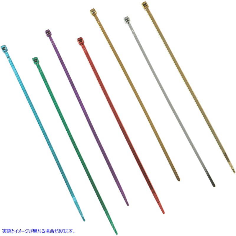 取寄せ ケーブルタイ ドラッグスペシャリティーズ Cable Tie - 7 - Chrome - 10-Pack DS-193047 DS193047