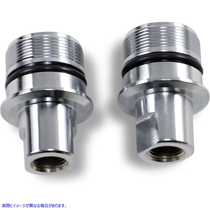 取寄せ クロムフォークチューブプラグとキャップ ドラッグスペシャリティーズ Fork Tube Plug - Lower - Chrome DS-222774 DS222774