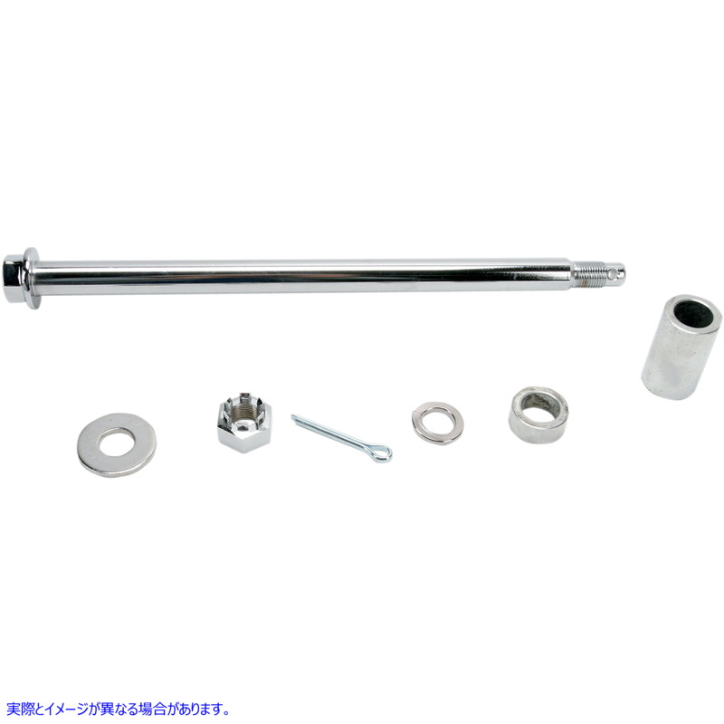 取寄せ アクスルキット - リア - クローム - 00-07 ST ドラッグスペシャリティーズ Axle Kit - Rear - Chrome - '00-'07 ST DS223047 DS223047