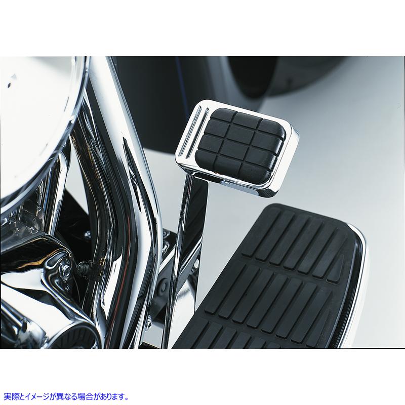 取寄せ クロムブレーキペダルパッド ドラッグスペシャリティーズ Brake Pedal Pad - FXST/FXWG DS-241070 DS241070