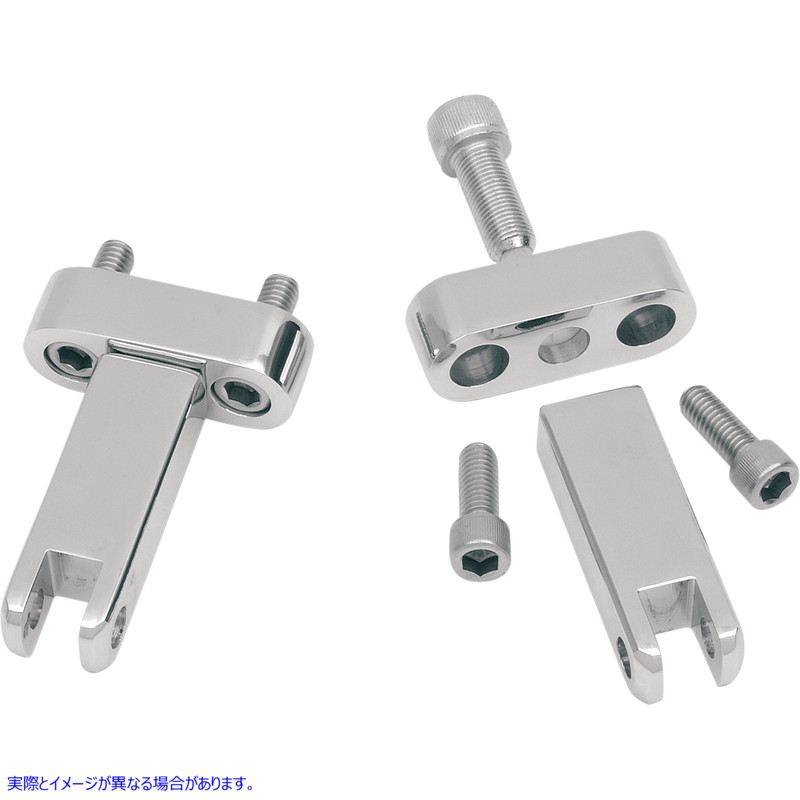 取寄せ パッセンジャーペグマウント - クローム - FLH/FLT ドラッグスペシャリティーズ Passenger Peg Mounts - Chrome - FLH/FLT DS-243659 DS243659