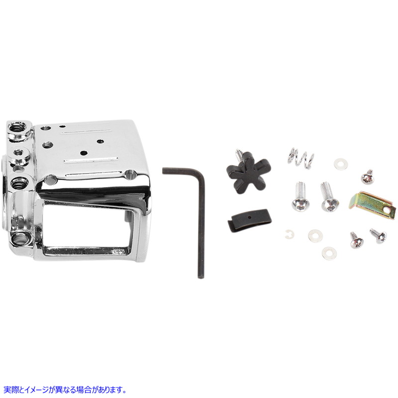 取寄せ ハンドルバースイッチハウジングキット ドラッグスペシャリティーズ Switch Housing - Right - Lower - Chrome DS-290691 DS290691