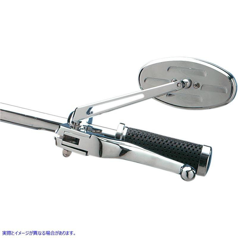 取寄せ ステルスIとIIミラー ドラッグスペシャリティーズ Mirror - Stealth II - Side View - Oval - Chrome DS-302152 DS302152