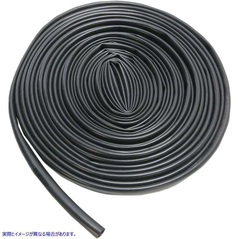 取寄せ ブラックシュリンクチューブ ドラッグスペシャリティーズ Shrink Tube .375 to .188 - 25FT - Black DS-305194 DS305194