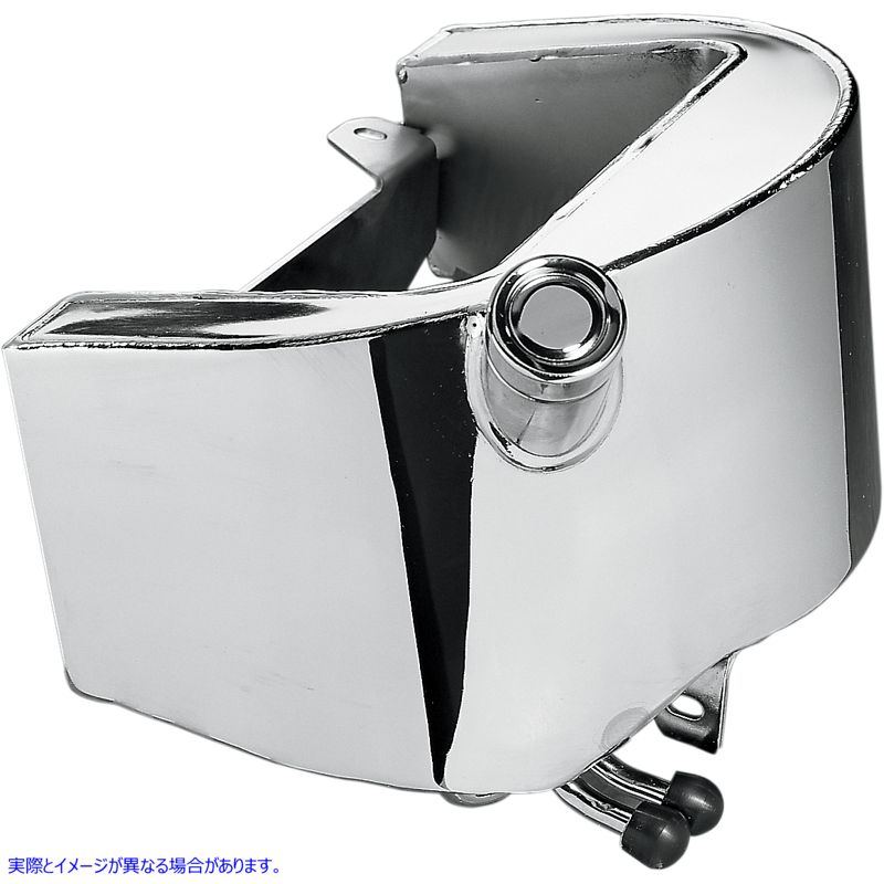 取寄せ サイドフィルオイルタンク - クローム - 89-99 ソフテイル ドラッグスペシャリティーズ Side Fill Oil Tank - Chrome - 89'-99' Softail DS-310109 DS310109