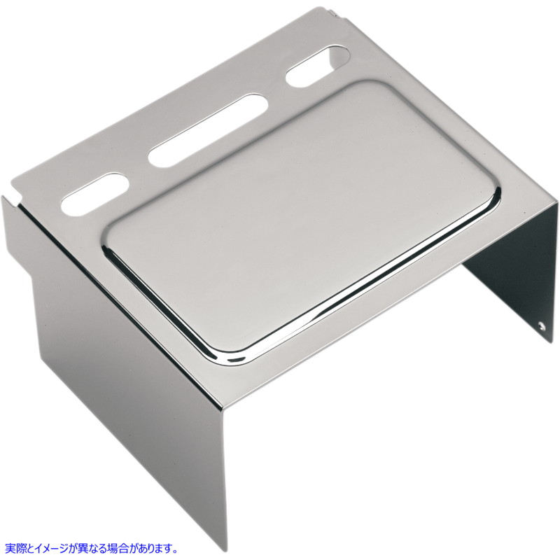 取寄せ バッテリーカバー ドラッグスペシャリティーズ Battery Cover - Raised - Chrome DS324100 DS324100