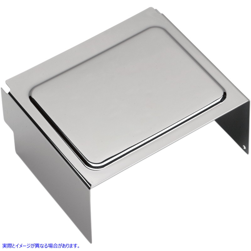 取寄せ バッテリーカバー ドラッグスペシャリティーズ Battery Cover - Raised - Chrome DS324126 DS324126