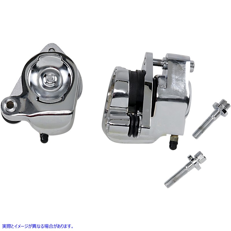 取寄せ フロントおよびリアブレーキキャリパーキット ドラッグスペシャリティーズ Front Caliper - Chrome - Dual Kit DS-325383 DS325383