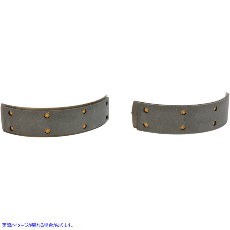 取寄せ ブレーキシューズ ドラッグスペシャリティーズ Rear Brake Shoes - '63-'72 Big Twin DS-325386 DS325386