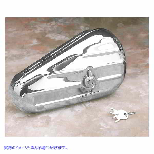 取寄せ 右ティアドロップツールボックス - クローム ドラッグスペシャリティーズ Right Teardrop Toolbox - Chrome DS-373655 DS373655