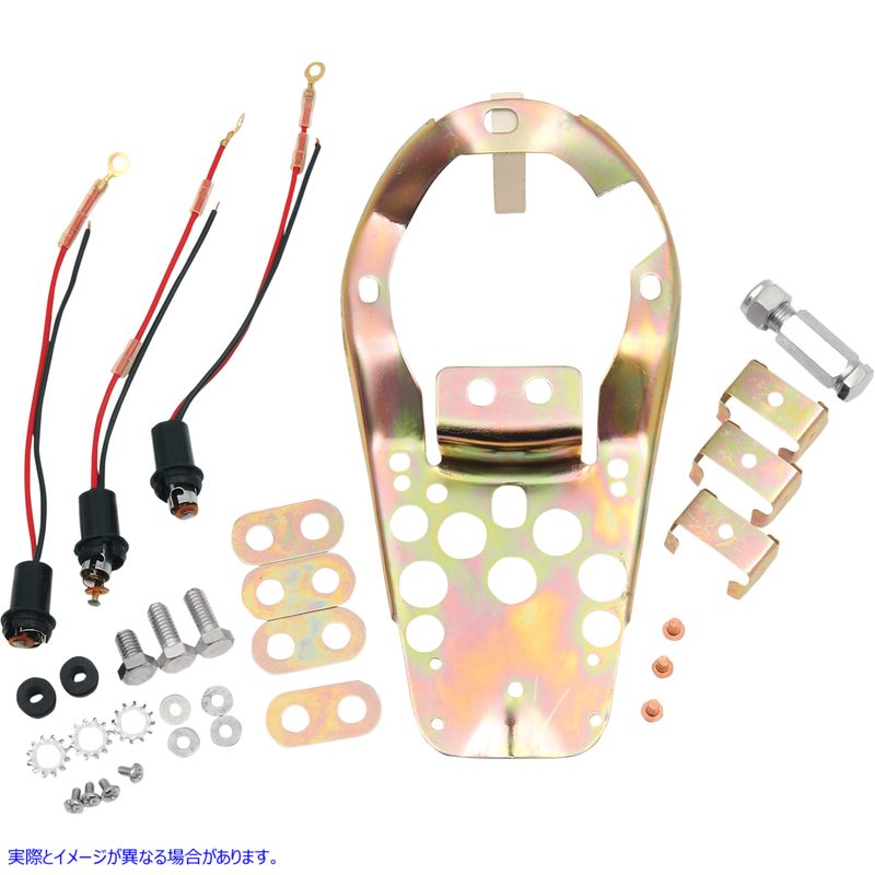 取寄せ 3ライトベースプレートキット ドラッグスペシャリティーズ Three-Light Dash Base Plate DS-373657 DS373657