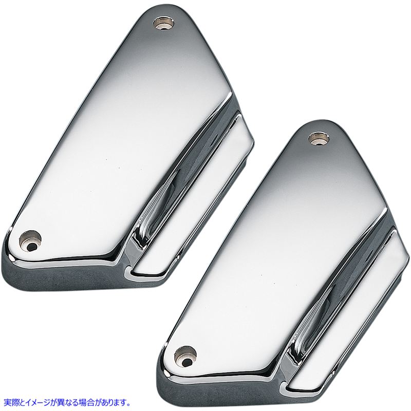 取寄せ クロームサイドカバー - FXR ドラッグスペシャリティーズ Chrome Side Covers - FXR DS-373675 DS373675