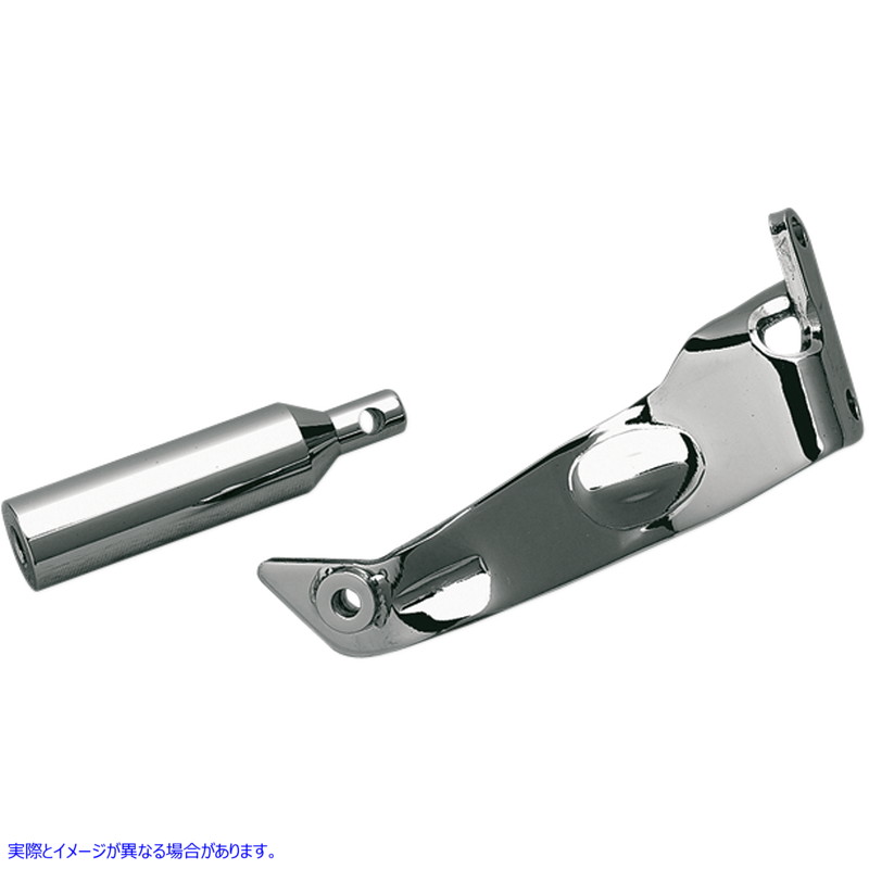 取寄せ フォワードコントロール/フロアボード取り付けブラケット ドラッグスペシャリティーズ Floorboard Mounting Bracket - Left Rear - Chrome - FLST DS-530614 DS530614