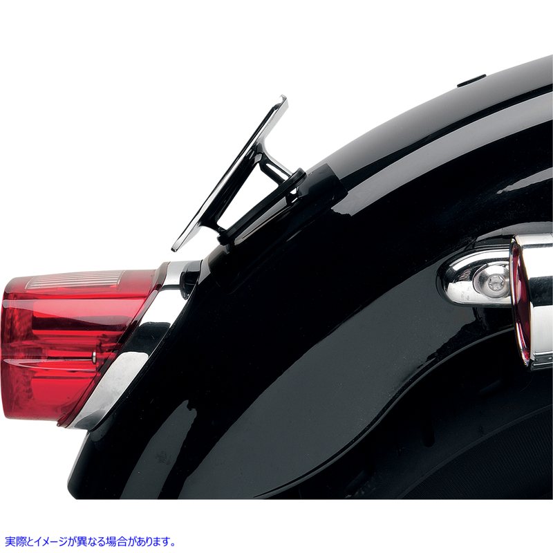 取寄せ フェンダーナンバープレートマウント ドラッグスペシャリティーズ Fender License Plate Mount - Chrome DS-720814 DS720814